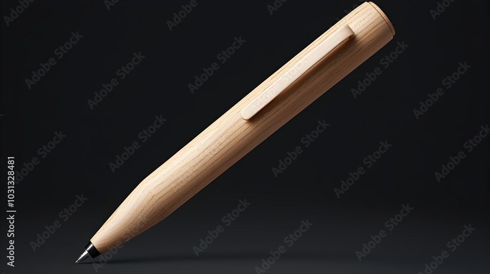Elegant Wooden Pen from Reclaimed Material with Sleek Design and Smooth Writing Experience Elegant Wooden Pen from Reclaimed Material with Sleek Design and Smooth Writing Experience