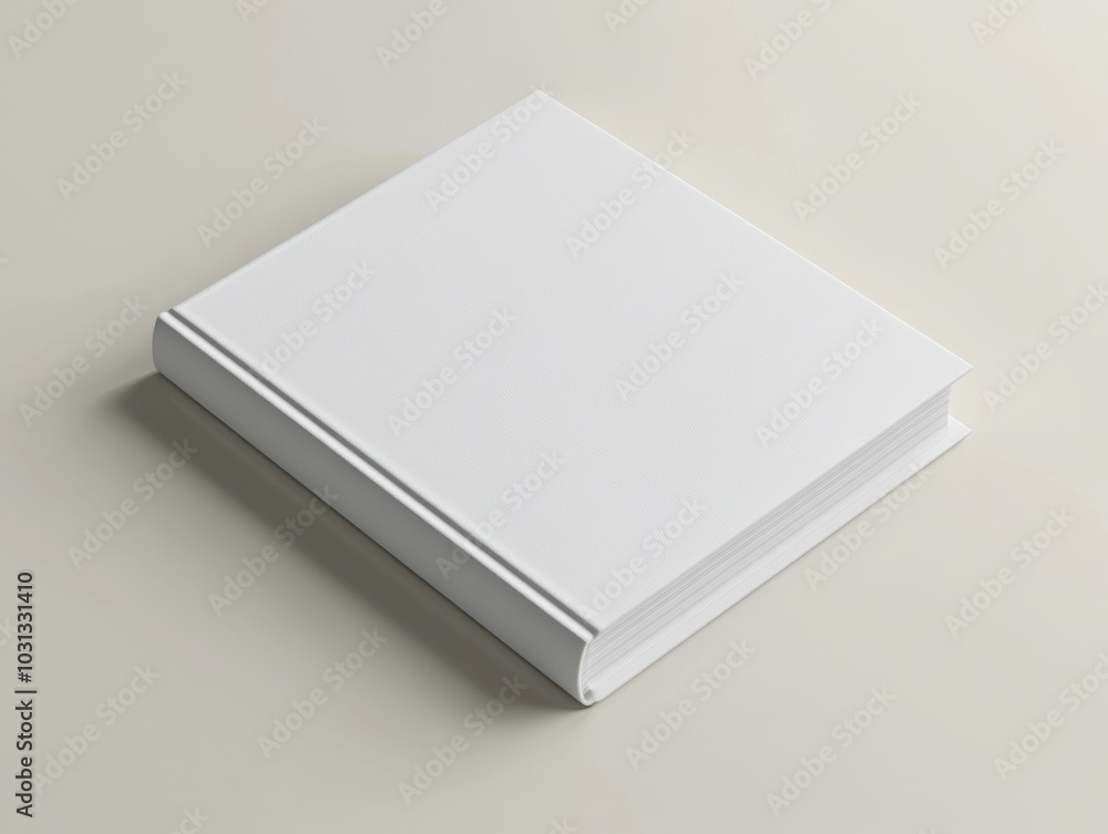 Blank Book Cover Mockup. Blank Book Cover Mockup.