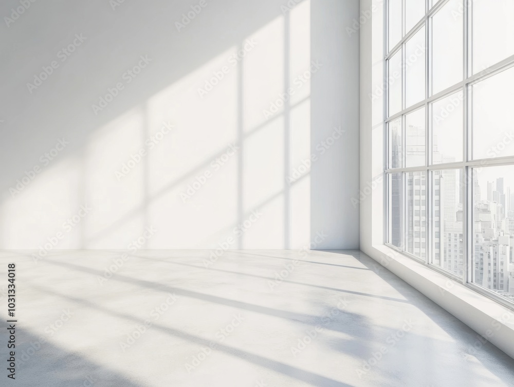 Obraz premium White Room Sunlight.
