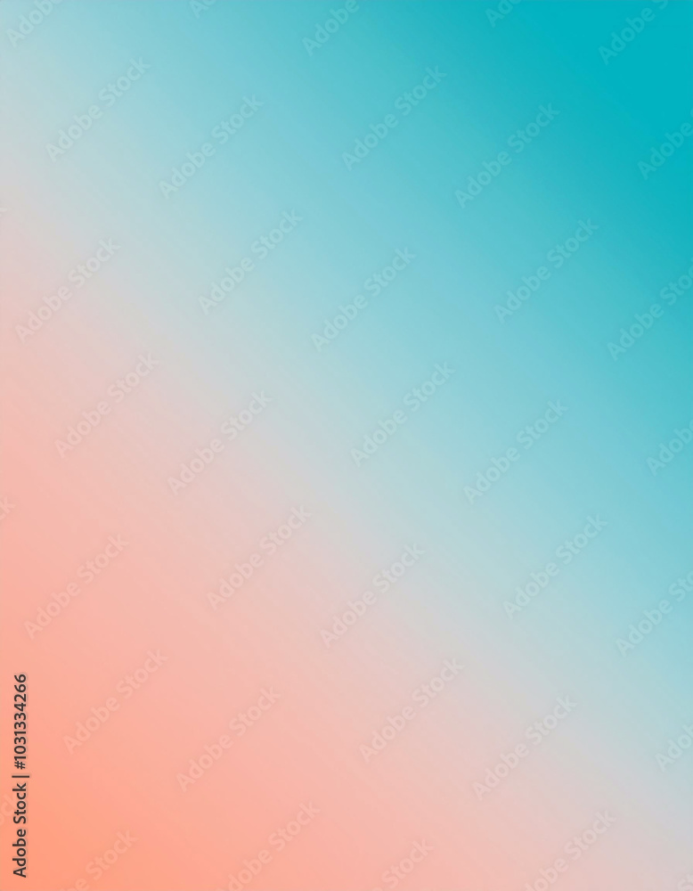 Serene Coral and Aqua Gradient: A calming blend of soft peach and tranquil teal, creating a peaceful and minimalist visual experience. Serene Coral and Aqua Gradient: A calming blend of soft peach and tranquil teal, creating a peaceful and minimalist visual experience.