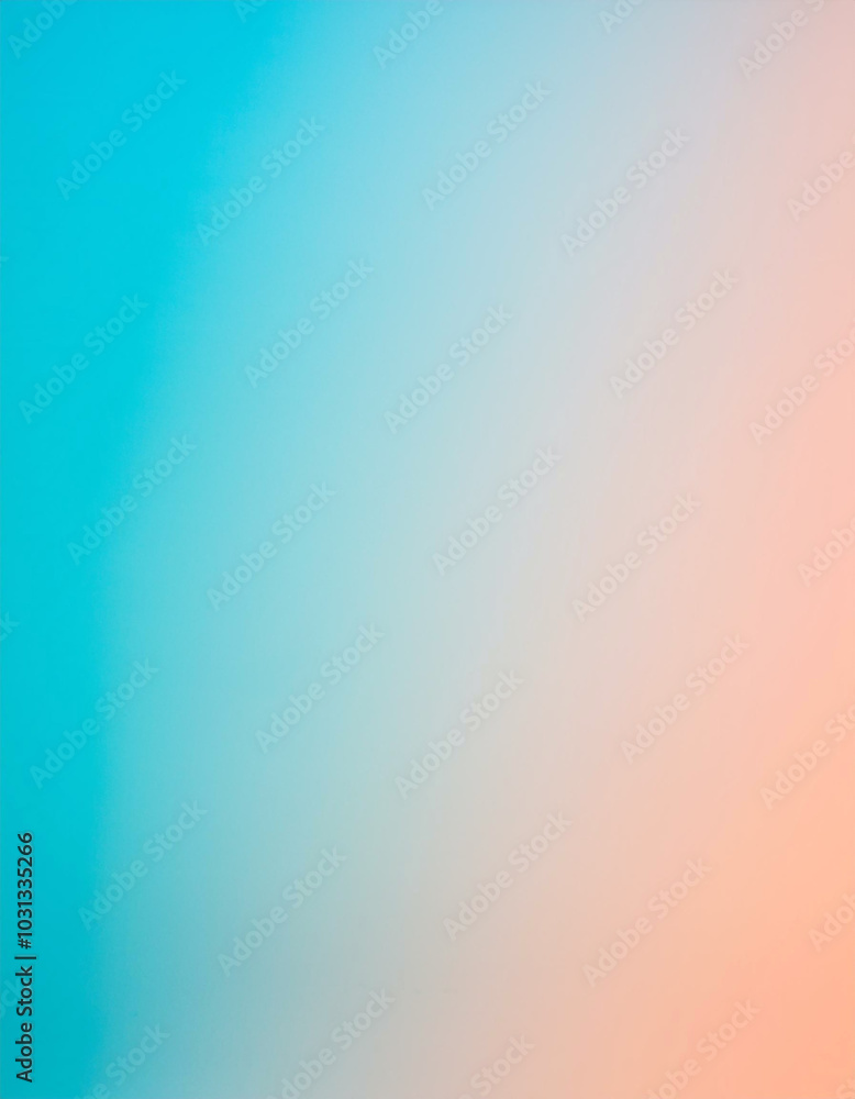 Serene Aqua to Peach Gradient: A calming blend of cool aqua transitioning smoothly into warm peach, creating a tranquil and peaceful atmosphere. Serene Aqua to Peach Gradient: A calming blend of cool aqua transitioning smoothly into warm peach, creating a tranquil and peaceful atmosphere.