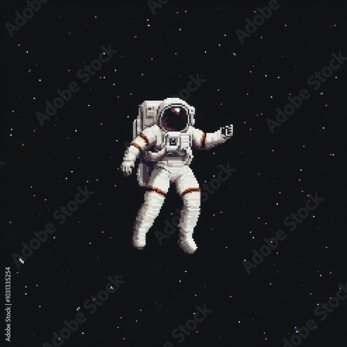 Pixel Astronaut.