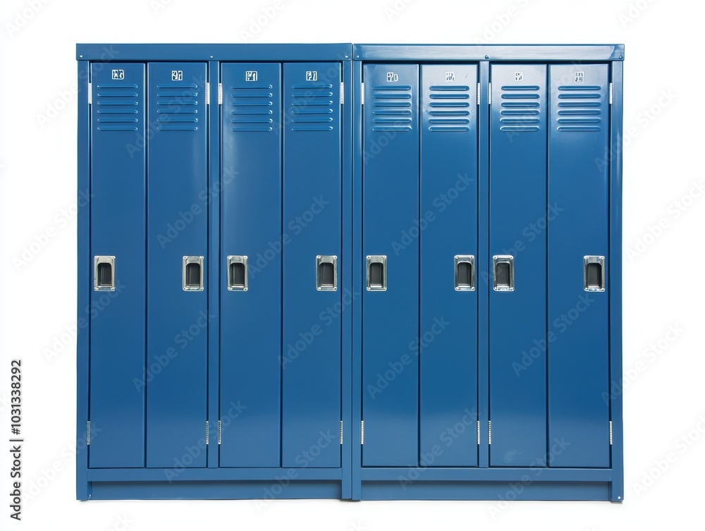 Blue Lockers. Blue Lockers.