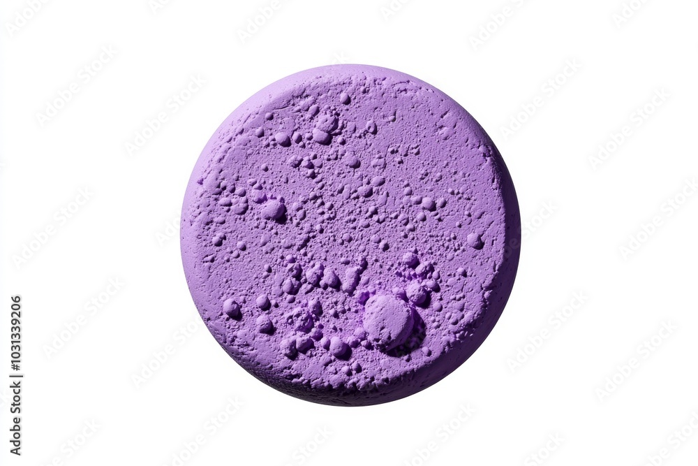 Minimalist purple circle centered on a white background, with a soft shadow Minimalist purple circle centered on a white background, with a soft shadow