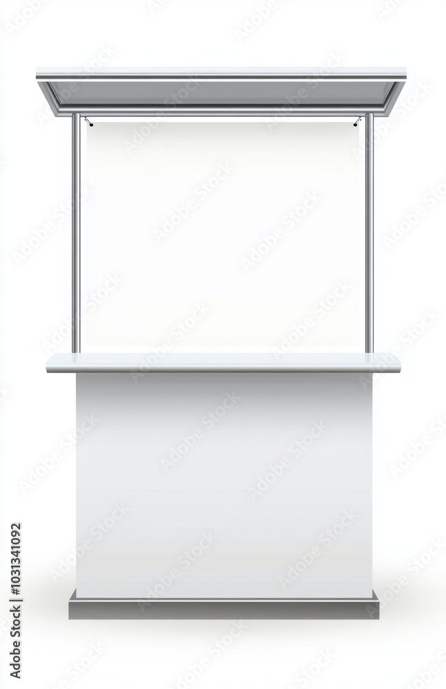 Blank Stall Mockup. Blank Stall Mockup.