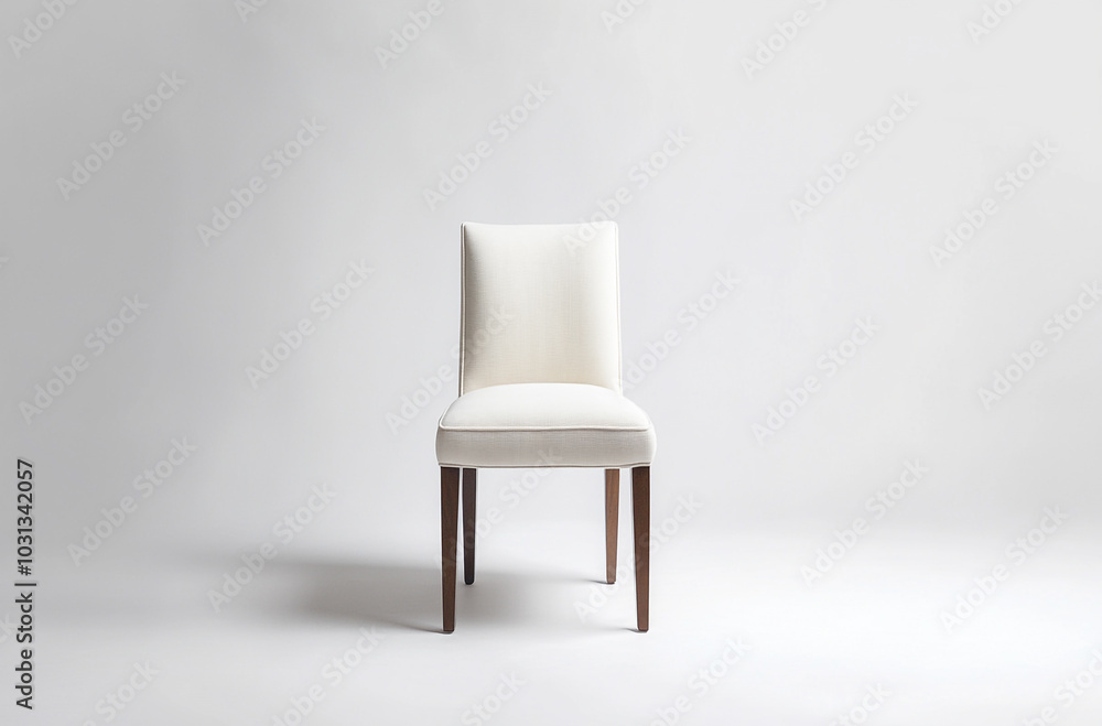 Parsons chair with a simple upholstered design Parsons chair with a simple upholstered design