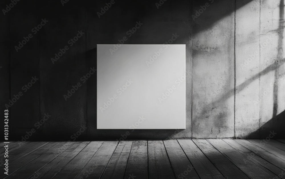 Blank Canvas Concrete Wall.