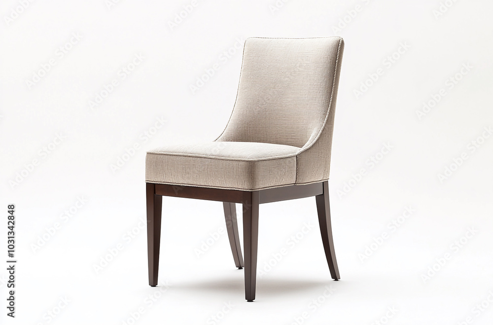 Parsons chair with a simple upholstered design Parsons chair with a simple upholstered design