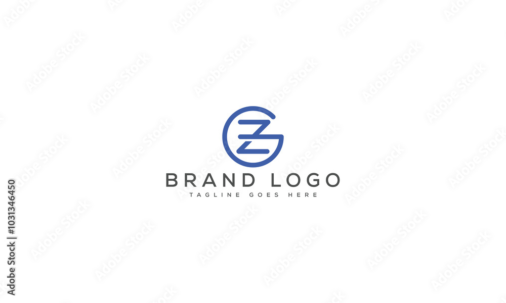 ZG logo design vector template design for brand. ZG logo design vector template design for brand.