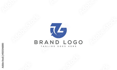 ZG logo design vector template design for brand.