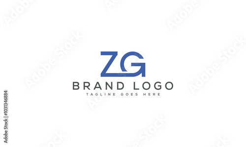 Wallpaper Mural ZG logo design vector template design for brand. Torontodigital.ca