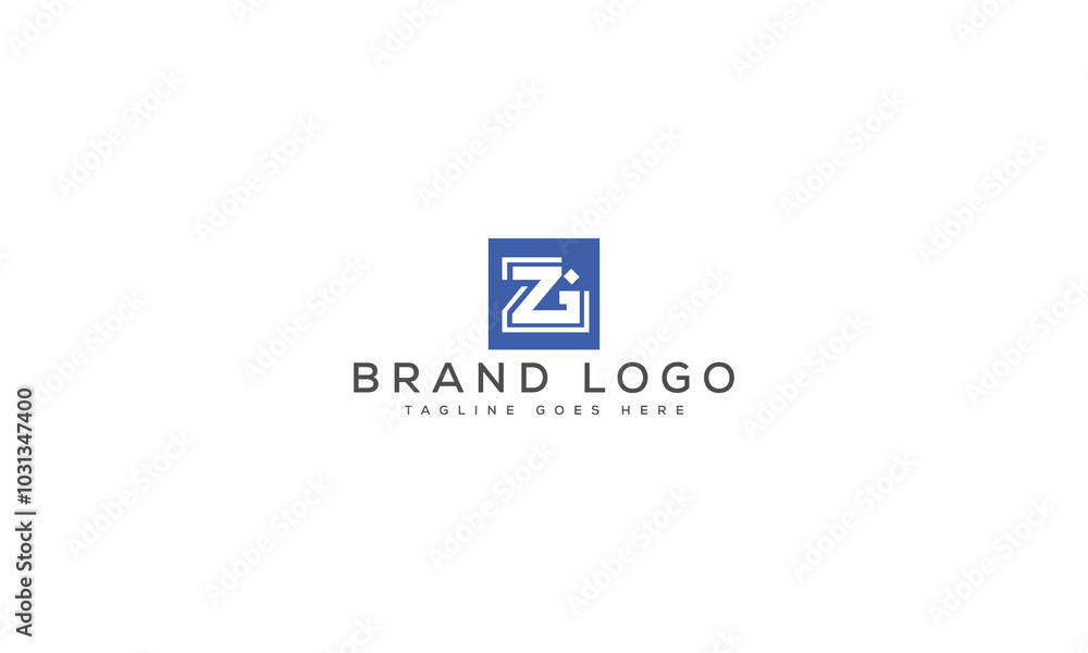 ZG logo design vector template design for brand. ZG logo design vector template design for brand.
