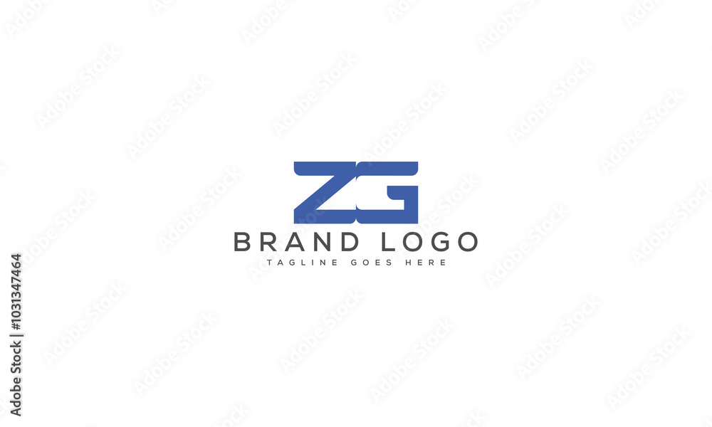 ZG logo design vector template design for brand. ZG logo design vector template design for brand.