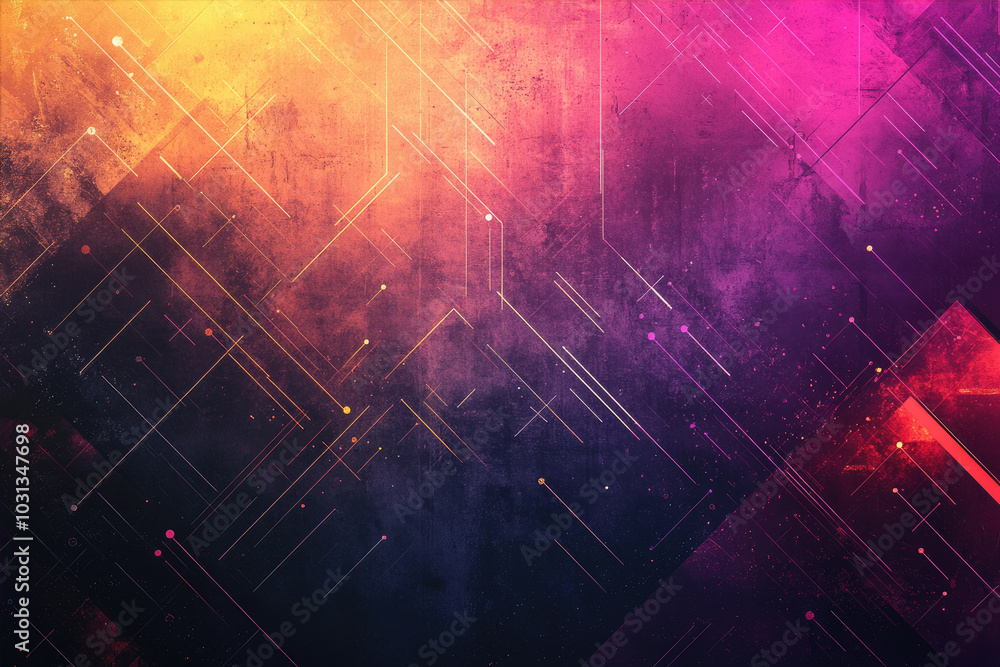A futuristic, abstract background with glowing lines and vibrant colors. A futuristic, abstract background with glowing lines and vibrant colors.