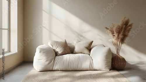 Cozy living space featuring...