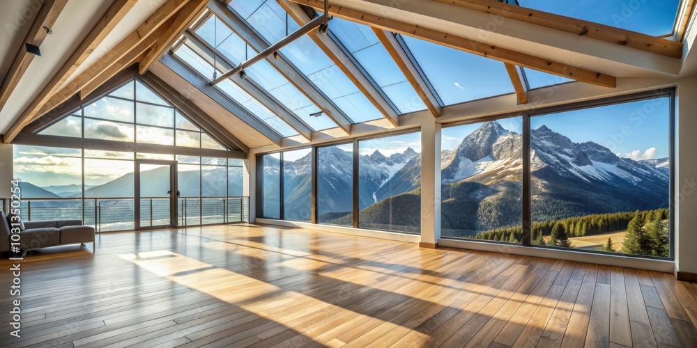 Loft apartment with stunning views of the Alps, loft, apartment, alps, mountains, view, modern, interior, design Loft apartment with stunning views of the Alps, loft, apartment, alps, mountains, view, modern, interior, design