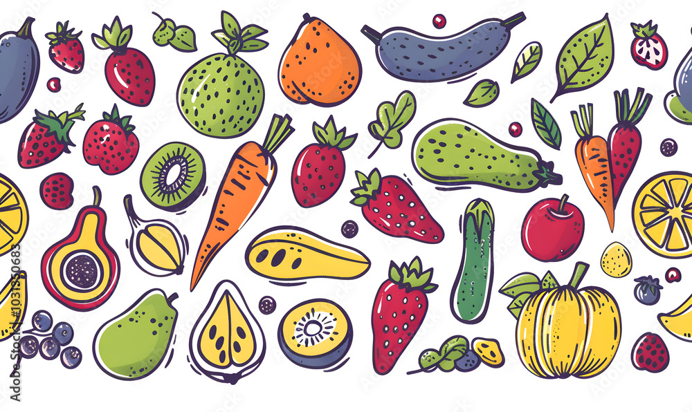 vegetable and fruits photo or illustrator on white background vegetable and fruits photo or illustrator on white background