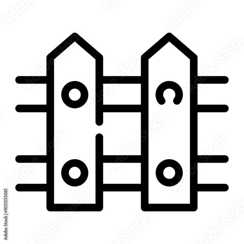fence Line Icon