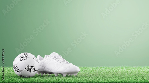 Ready to Play: White Soccer...