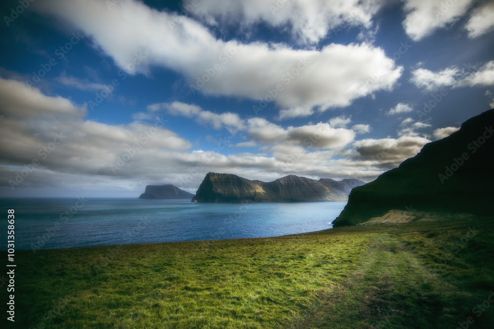 Autumn scenery in the Faroe Islands Autumn scenery in the Faroe Islands