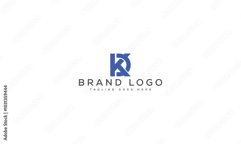 KD logo design vector template design for brand. KD logo design vector template design for brand.