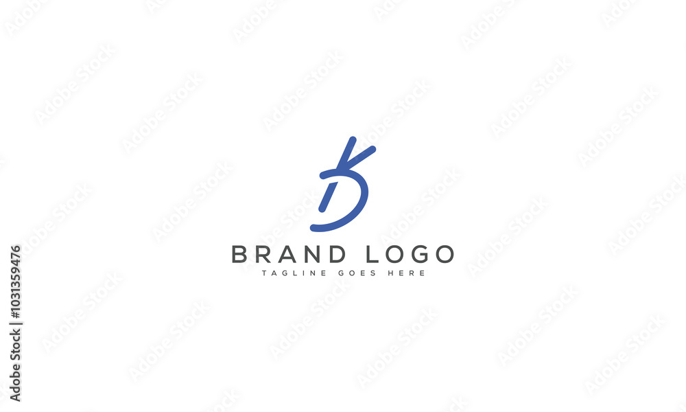 KD logo design vector template design for brand. KD logo design vector template design for brand.