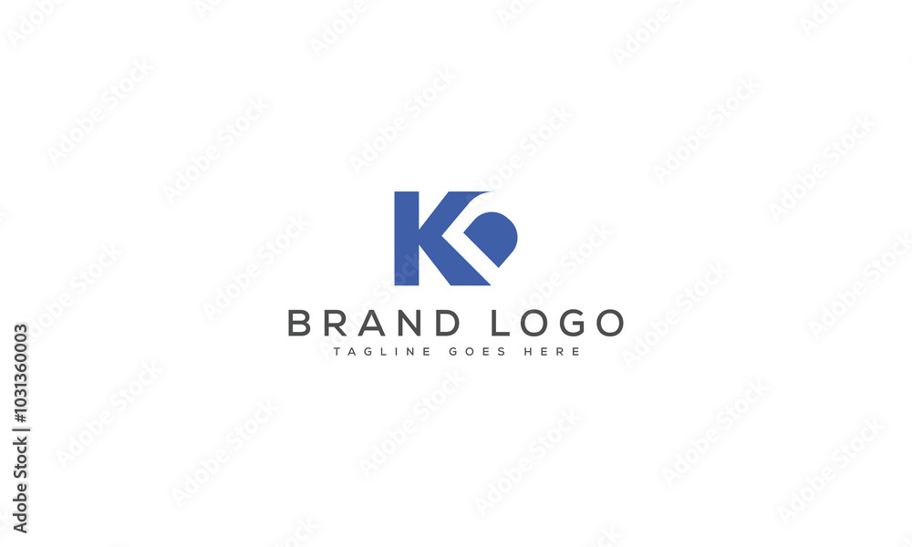KD logo design vector template design for brand. KD logo design vector template design for brand.