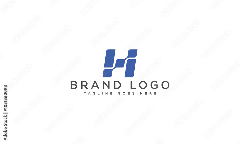 H logo design vector template design for brand. H logo design vector template design for brand.