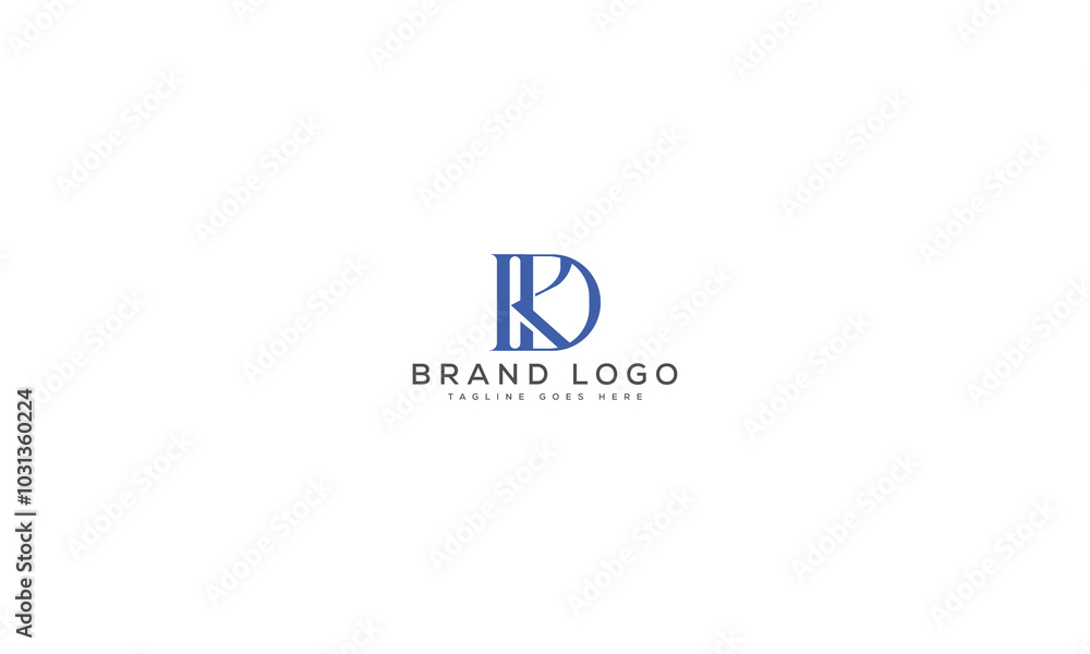 KD logo design vector template design for brand. KD logo design vector template design for brand.