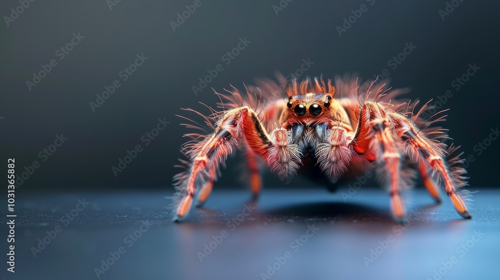 Cute Close-Up of a Delicate Pet Tarantula Cute Close-Up of a Delicate Pet Tarantula