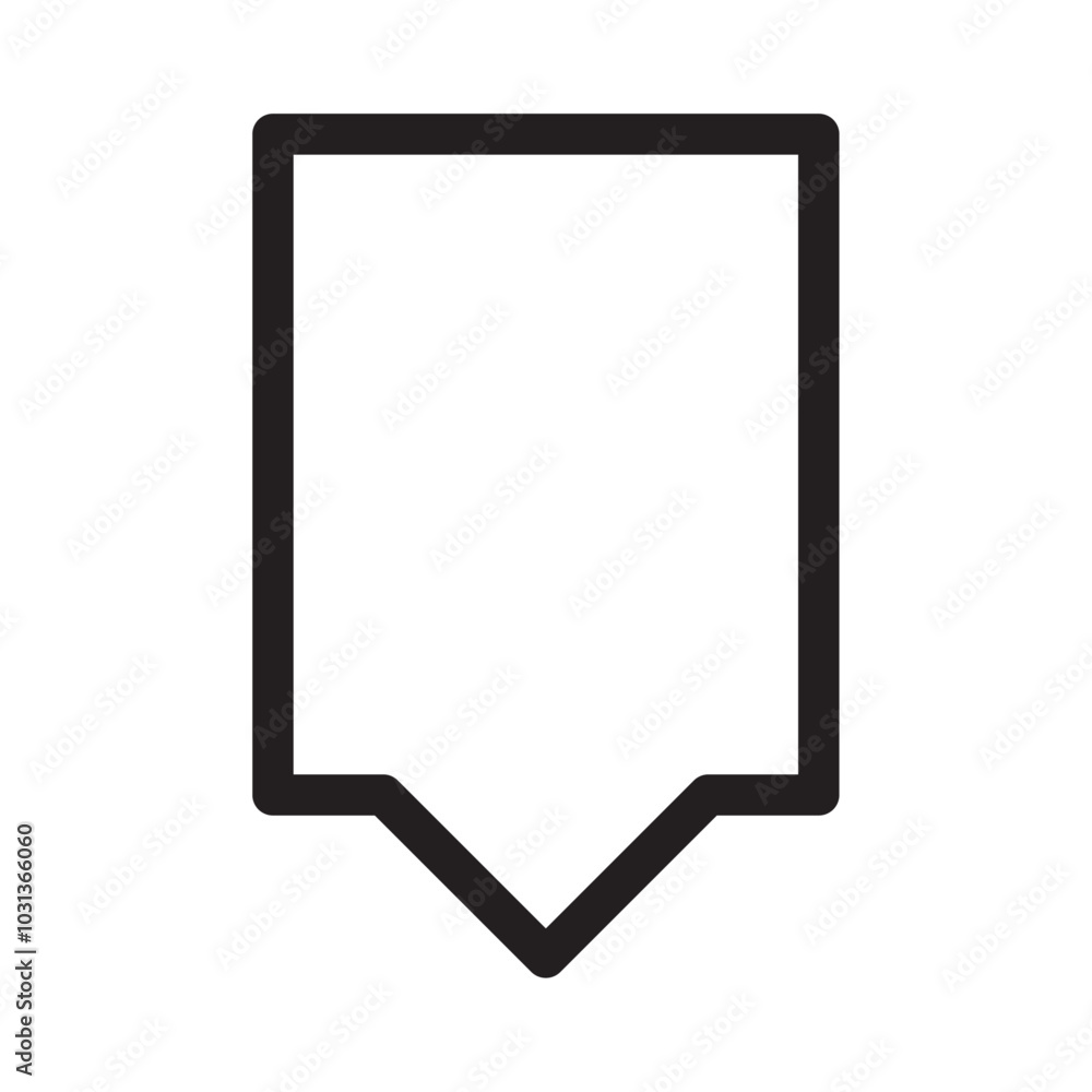 Map marker icon Thin line flat illustration Map marker icon Thin line flat illustration