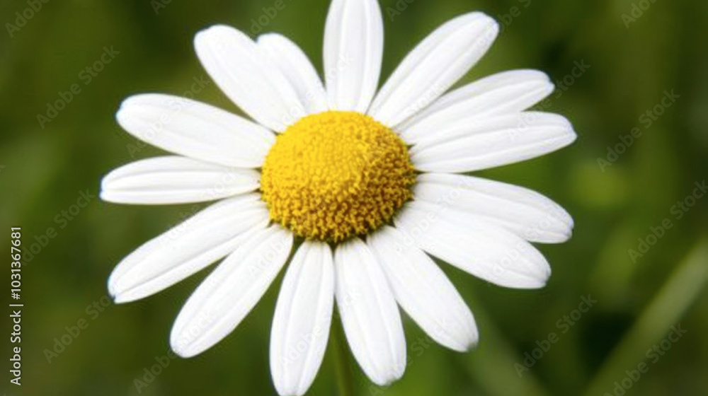 Beautiful White Daisy with Yellow Center Beautiful White Daisy with Yellow Center