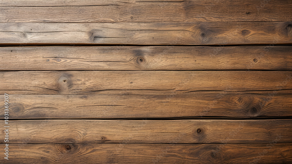 Naklejka premium Rustic Wooden Plank Background for Design Projects