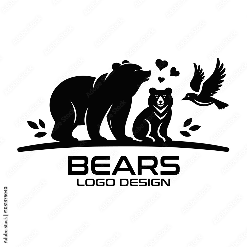 Obraz premium Bears Vector Logo Design