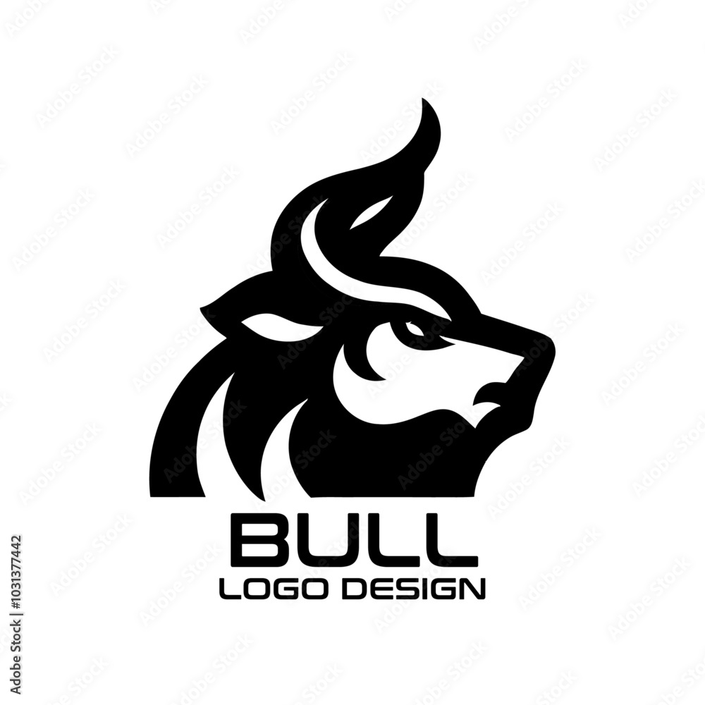 Fototapeta premium Bull Vector Logo Design