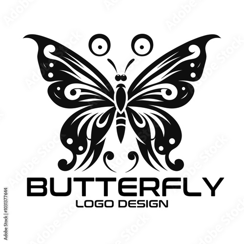 Butterfly Vector Logo Design photo