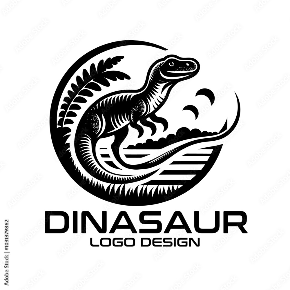 Dinasaur Vector Logo Design Dinasaur Vector Logo Design