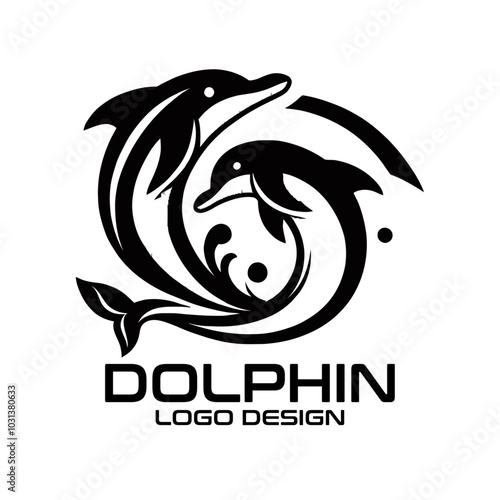 Dolphin Vector Logo Design