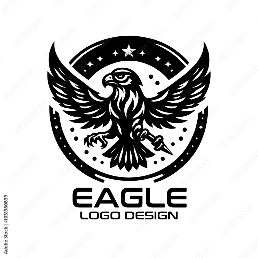 Obraz premium Eagle Vector Logo Design