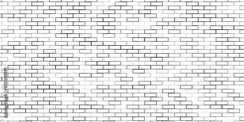 Vector brick wall seamless patterns set. Brick wall seamless of brick laying pattern flat art style. vector illustration. 