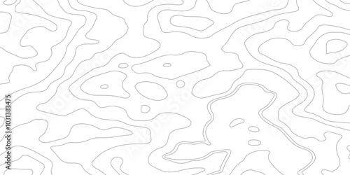 Abstract Topographic Map Pattern Background, Topographic map background geographic line map with elevation assignments. 