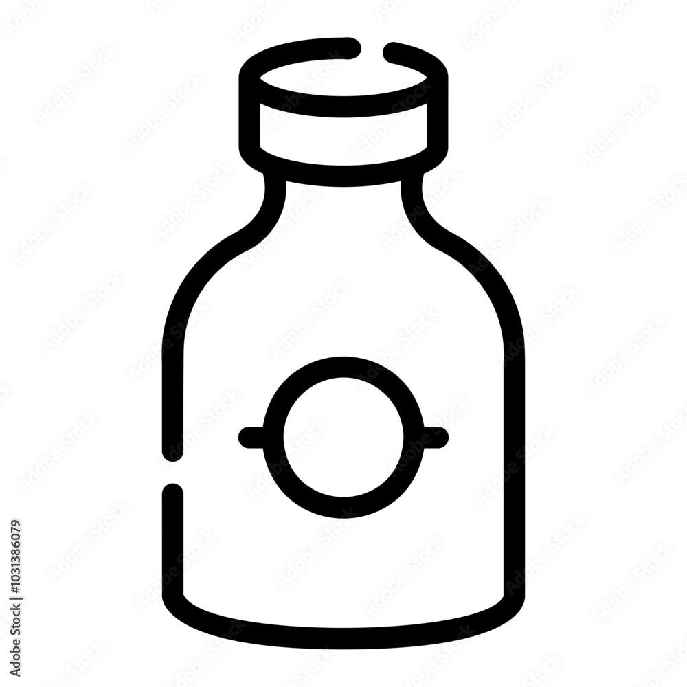 poison Line Icon poison Line Icon