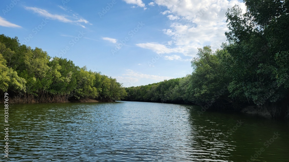 Obraz premium Buffalo Creek in Darwin, Northern Territory Australia