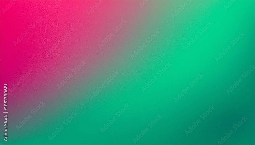 Fototapeta premium Vibrant Pink to Teal Gradient Background: A Smooth Transition of Colors, Perfect for Digital Designs or Artistic Projects. A calming and visually appealing blend.