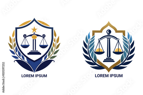 Sophisticated Law Firm Logo Vector for Legal Professionals