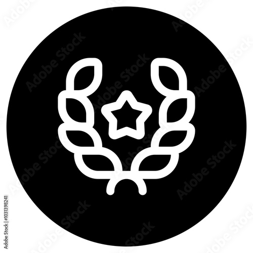 Editable award, laurel, achievement, nomination vector icon. Movie, cinema, entertainment. Part of a big icon set family. Perfect for web and app interfaces, presentations, infographics, etc