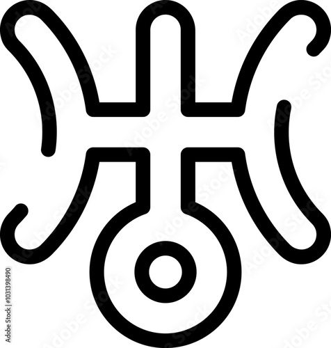 Rounded  Stroke URANUS Icon