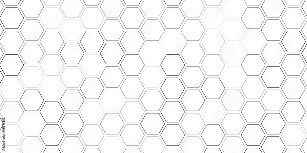 Hexagon seamless pattern. Honeycomb shape geometric background. Orange grid abstract ornament. abstract shape, space for text, objects, vector illustration Hexagon seamless pattern. Honeycomb shape geometric background. Orange grid abstract ornament. abstract shape, space for text, objects, vector illustration