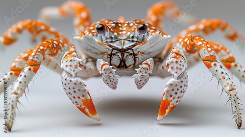 A Water Animal on White Background Image - a charming and engaging visual. The water animal on a pristine white background creates an appealing and interesting scene.