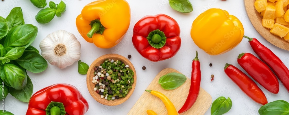 Exploring the vibrant spread of vegetarian ingredients for delicious culinary creations Exploring the vibrant spread of vegetarian ingredients for delicious culinary creations